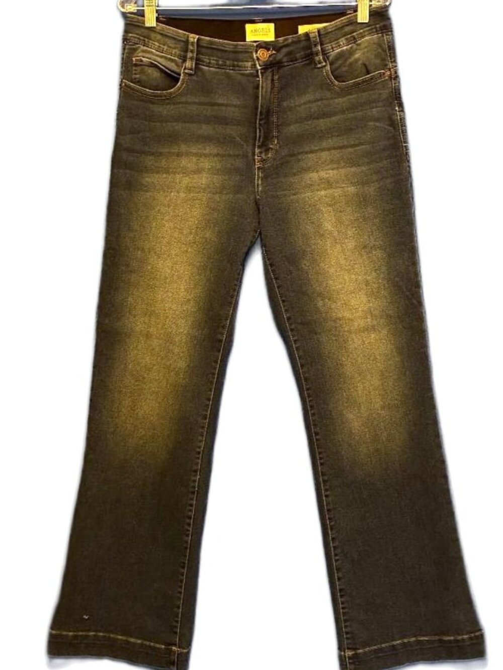Angels Forever Young Everluxe Lift Flare Jeans Pacific Blue 12/31 EUC